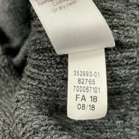 Athleta Thermolite Merino Wool Sentinel Sweater Coat gray size Small - Picture 9 of 10